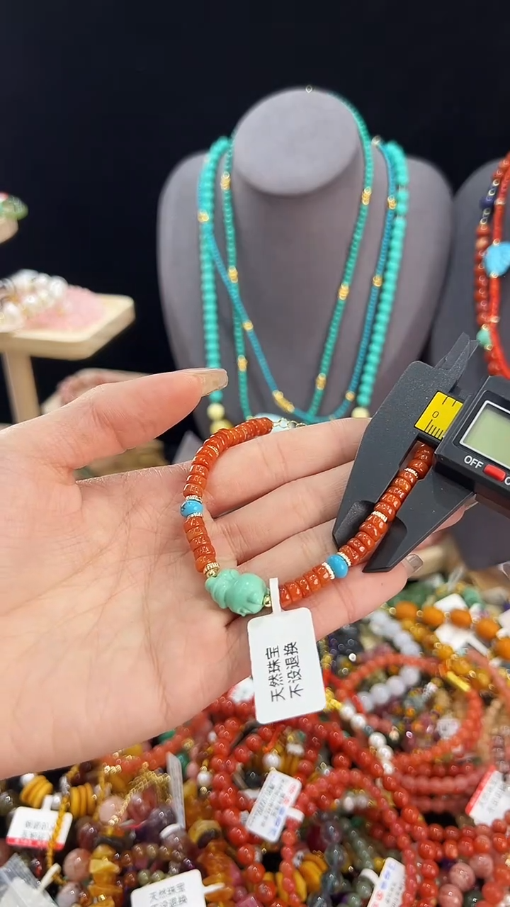 【闪购商品】翡翠手链银S925镶嵌手串