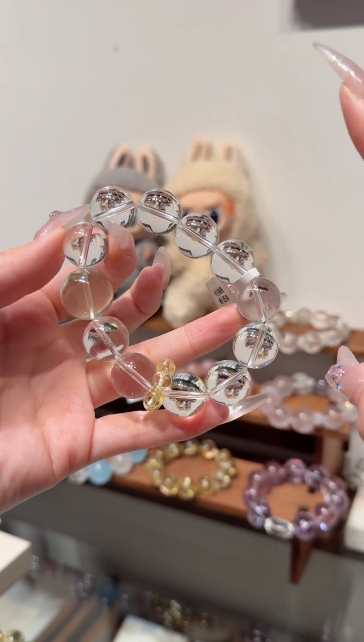 水晶手串未镶嵌）拍4单发一串 拍1单发单珠 多样性发货