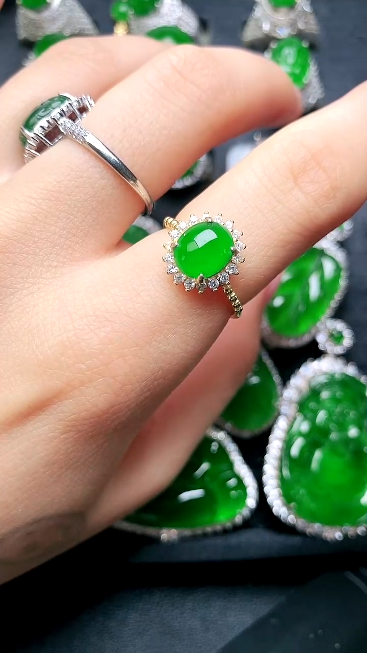 【闪购商品】翡翠戒指未镶嵌女戒