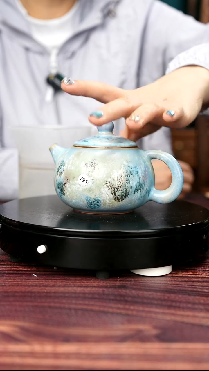 791#苗泽雨一级品原矿钧瓷倒把西施壶