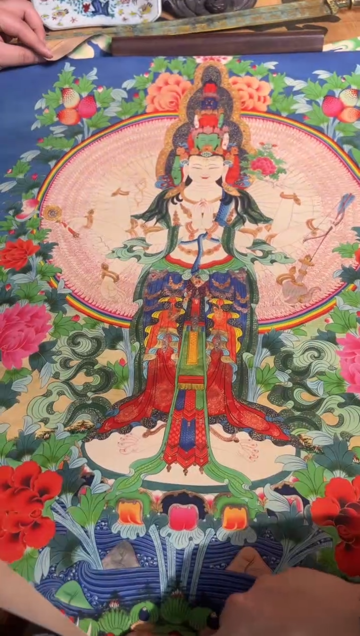 卷轴画卷轴画奥奥的唐卡