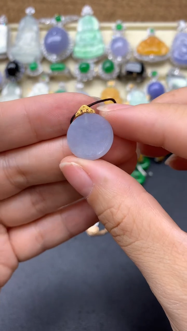 【闪购商品】翡翠颈饰18K金镶嵌315-中国好珍宝