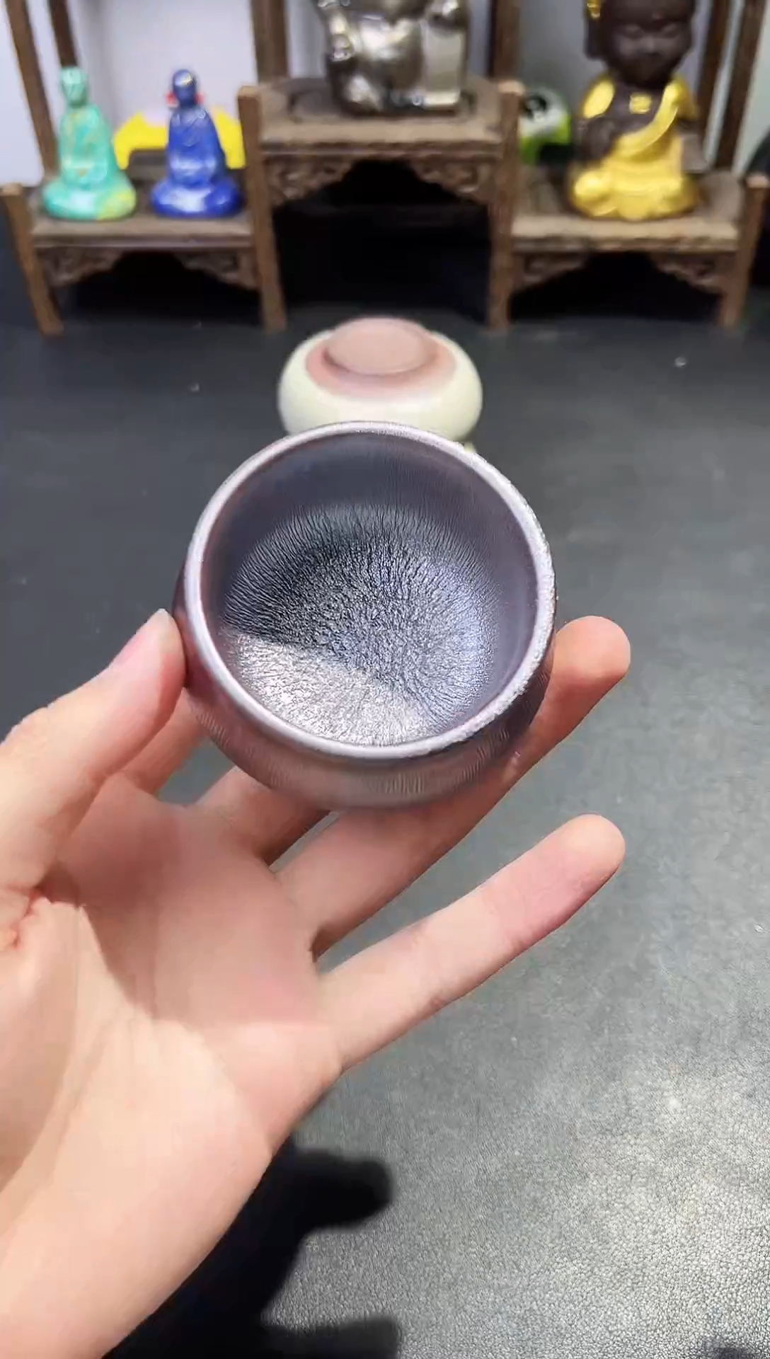 【闪购商品】茶盏铠甲小佛肚高端茶器主人杯