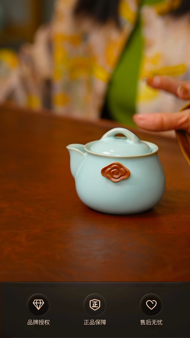 天青新品手抓壶不完美 简装