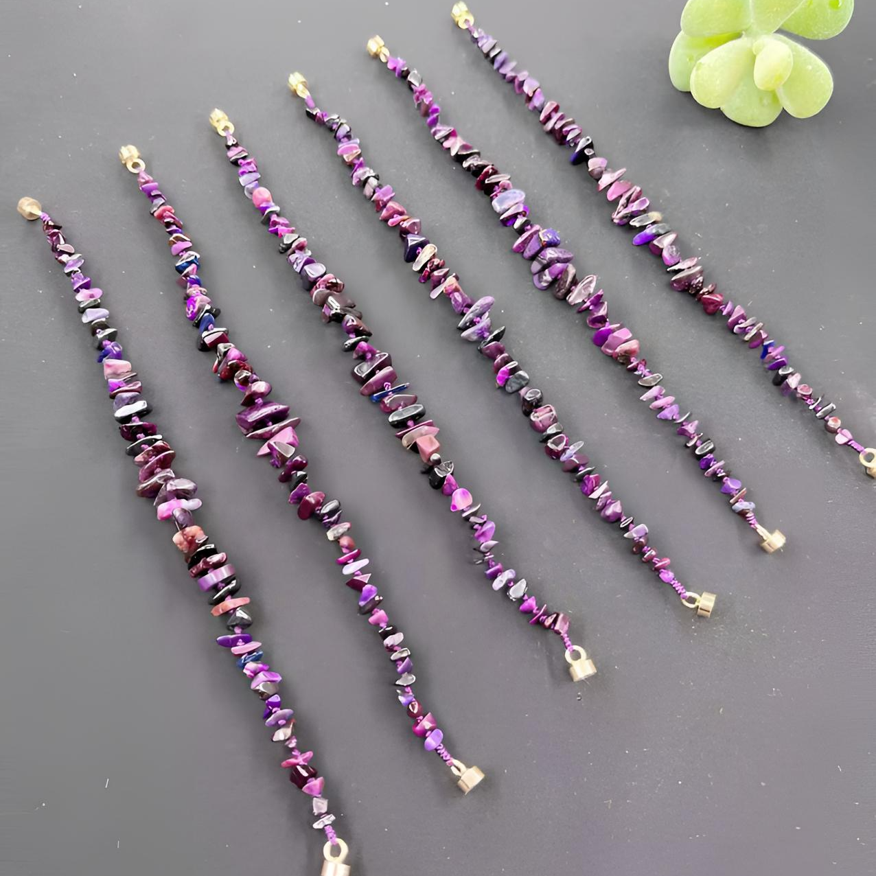 舒俱来老油料/S115/ 磁吸扣碎石手链 卡11mm 多样性发一 