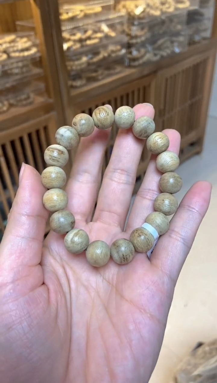 手串沉香 达拉干圆珠单圈1.2微瑕多样性发其一