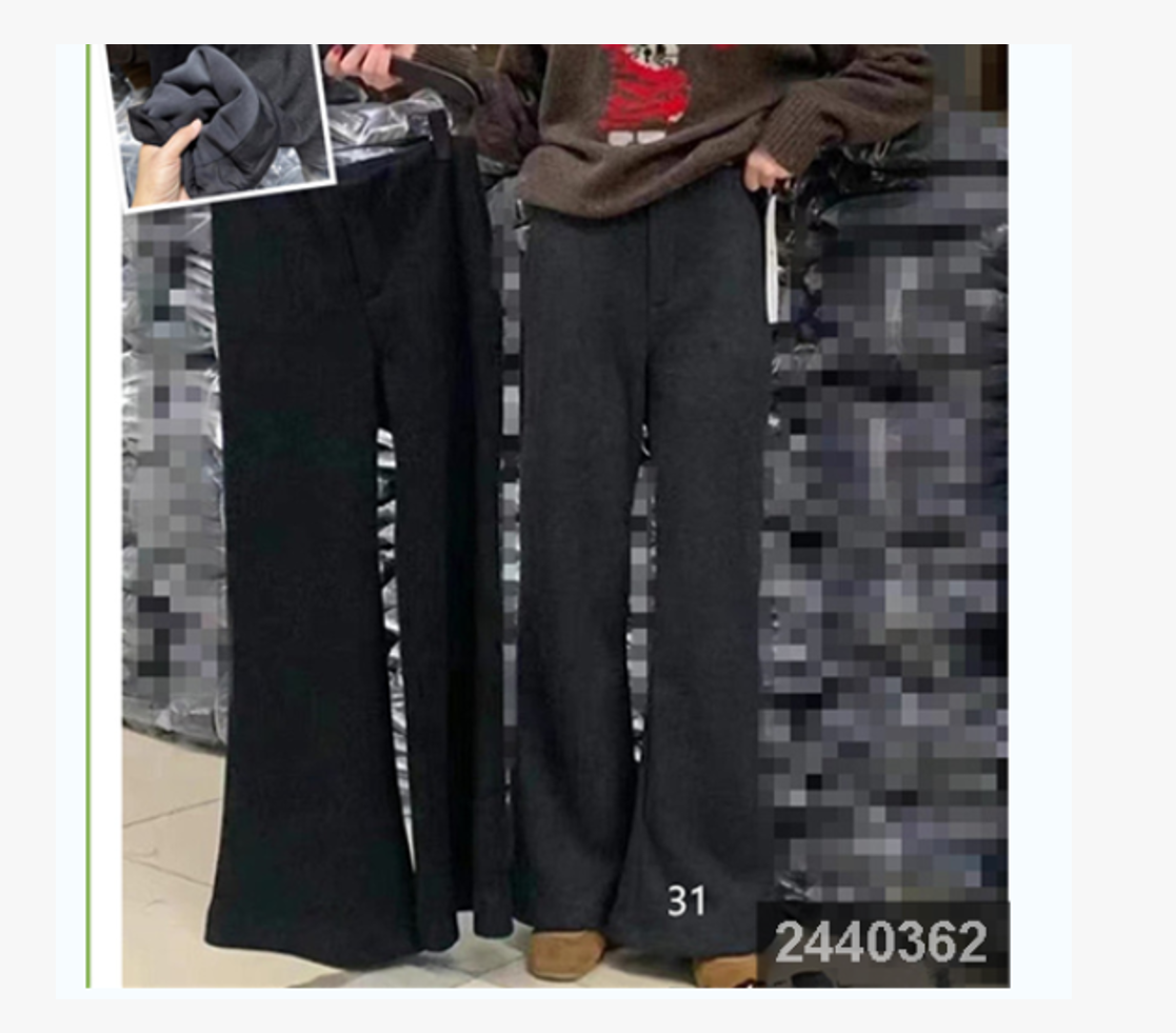 小妳XiaoNi———（冬款休闲喇叭裤2440362）