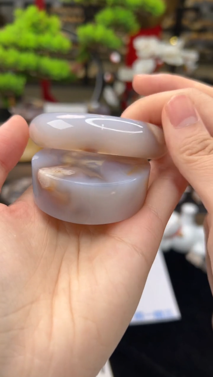 【闪购商品】石英质玉手镯未镶嵌53圈口（赠送镯心）13020