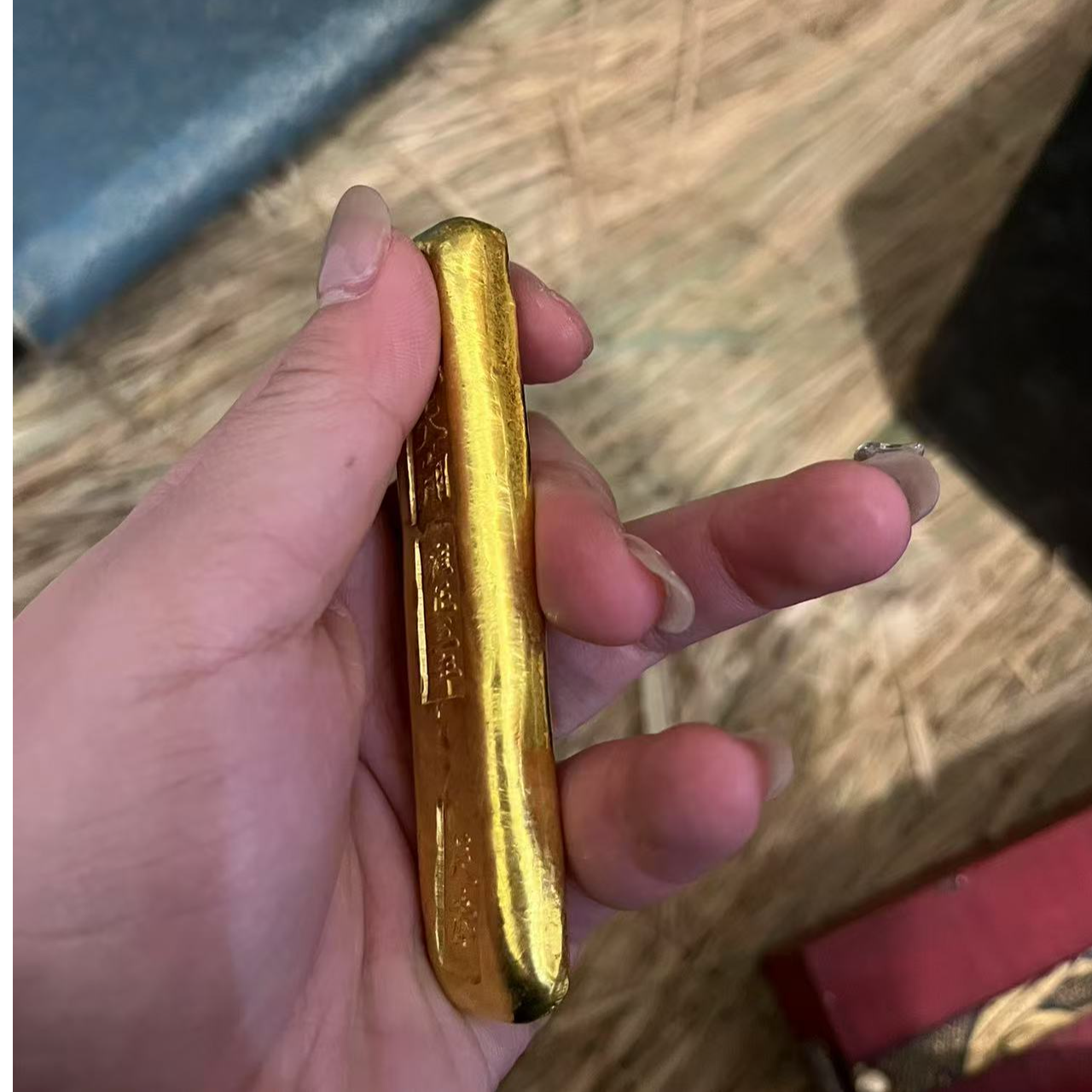 1 居家摆件 黄条 仿古摆件