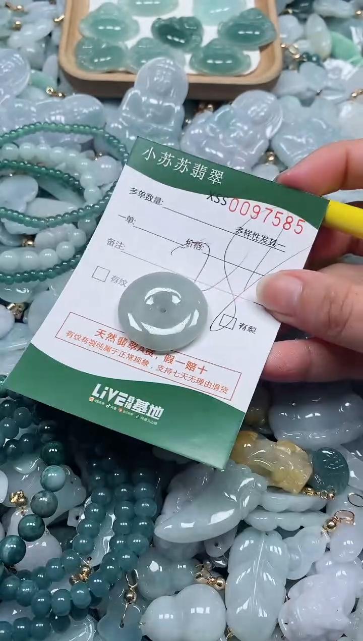 【闪购商品】翡翠颈饰未镶嵌闪购商品0097585