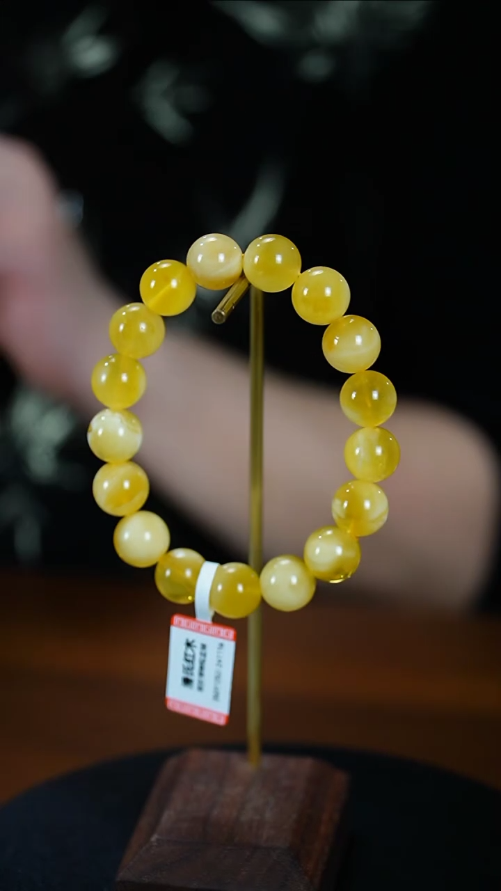 【闪购商品】蜜蜡手串未镶嵌16g+蜜蜡1.2单圈35011252