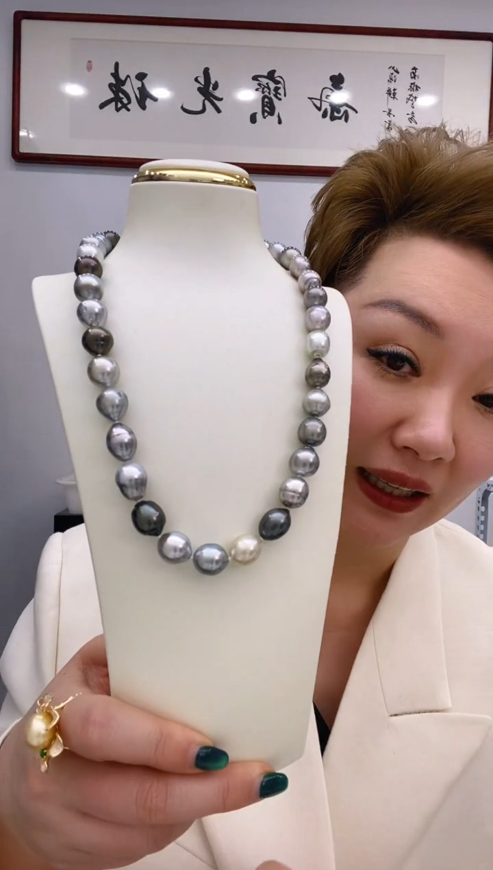 【闪购商品】海水珍珠项链未镶嵌78 10-12mm