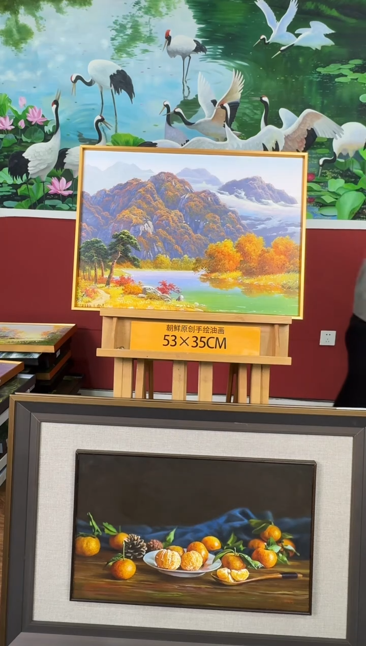 油画【216号】约53*35cm丨朝鲜原创纯手绘孤品油画丨顺丰包邮