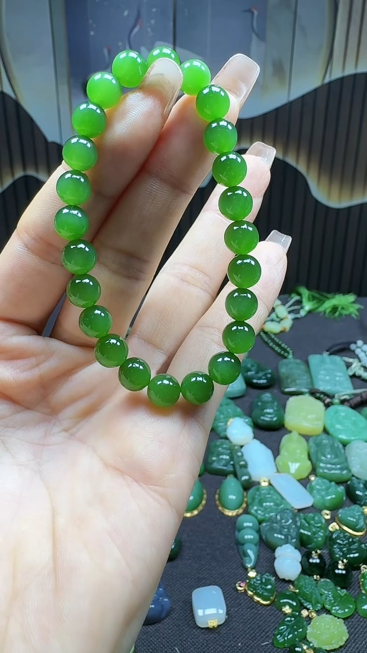 和田玉未镶嵌挂件8