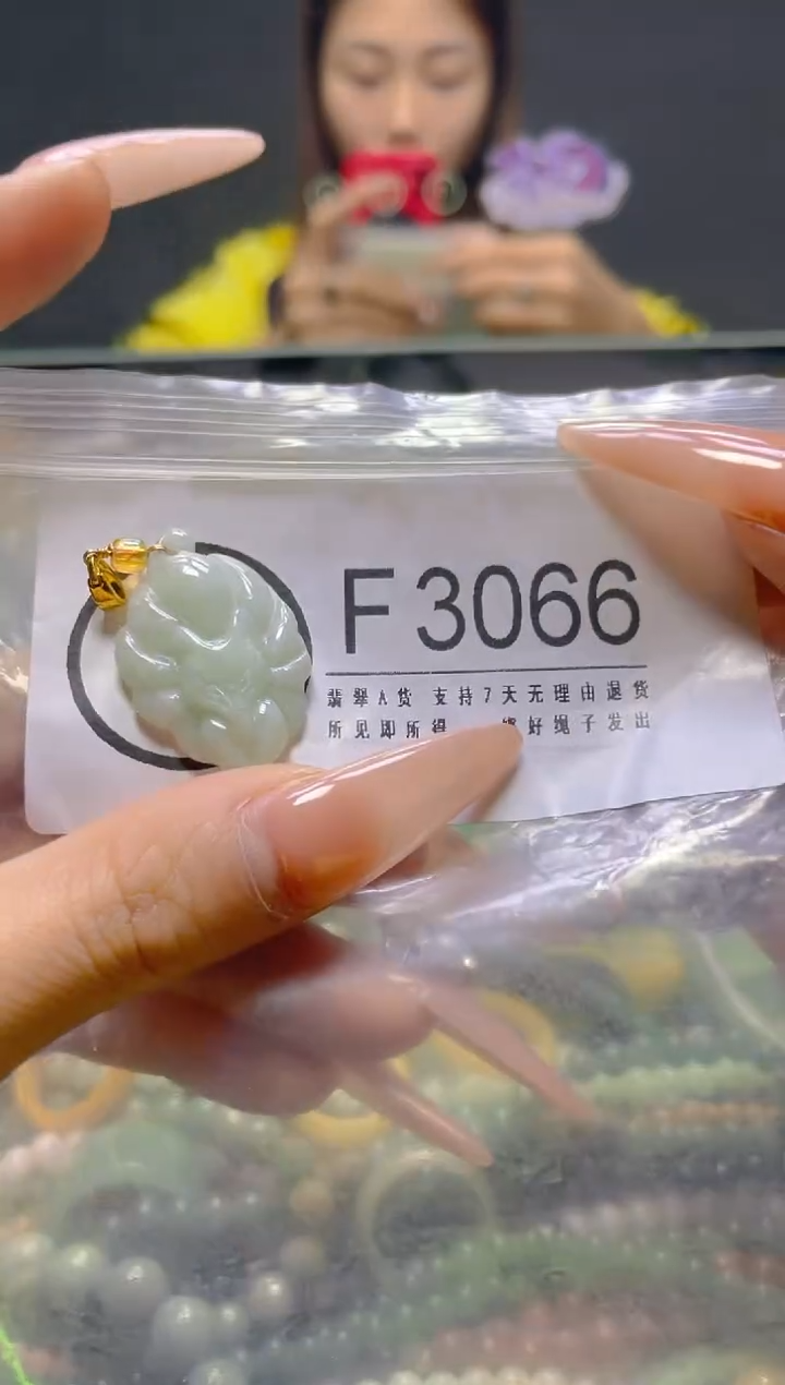 颈饰未镶嵌翡翠/F/翡翠A货，一件也是批发价