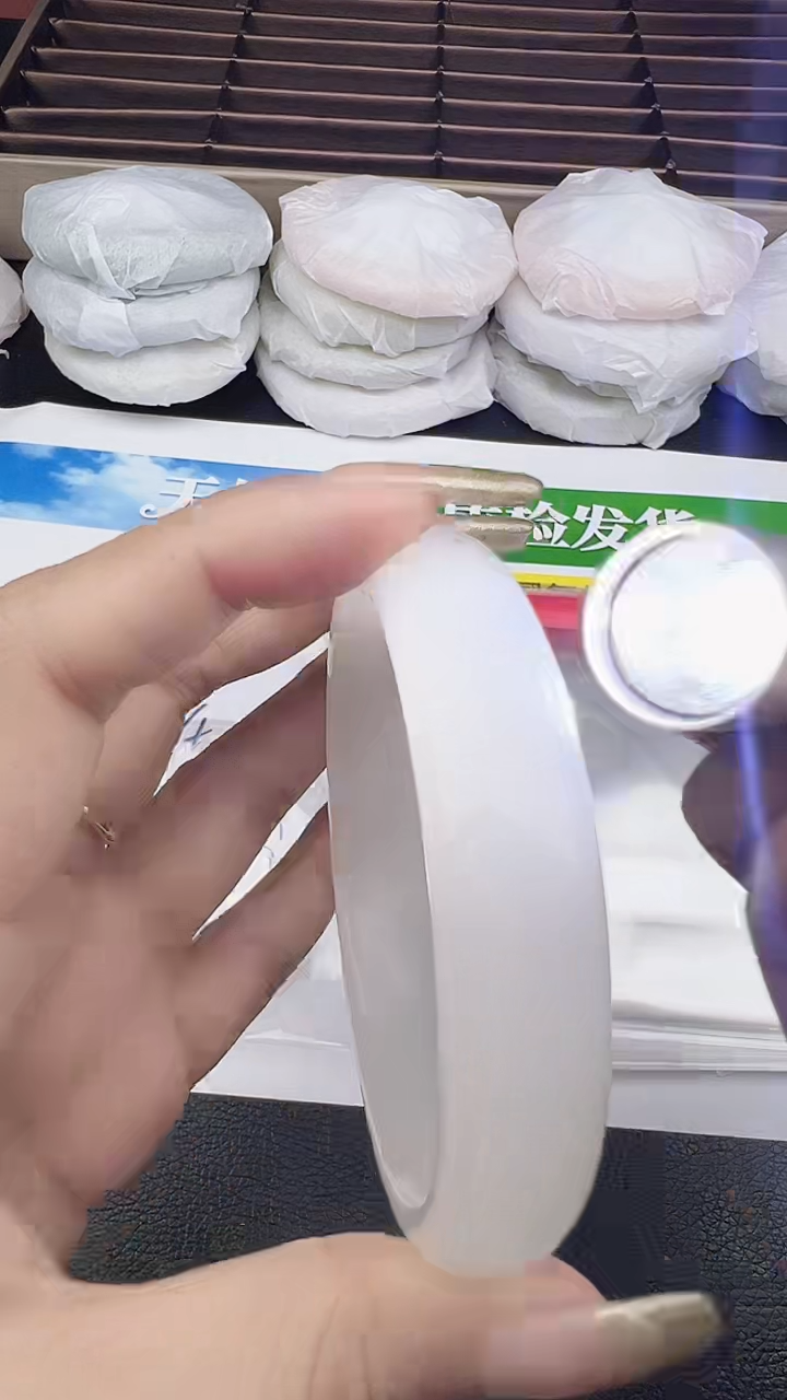 未镶嵌手镯石英质玉圈口58 59