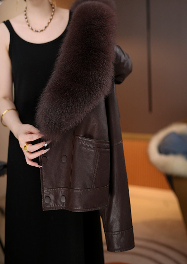 AL—【运费补贴】新款冬季可拆卸皮羽绒服保暖气质