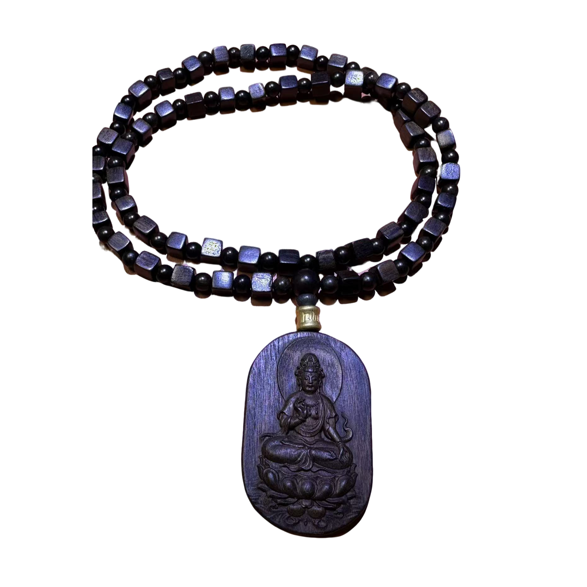 增香沉香木CX-009沉香木老料观音吊坠一切顺利（无礼盒）