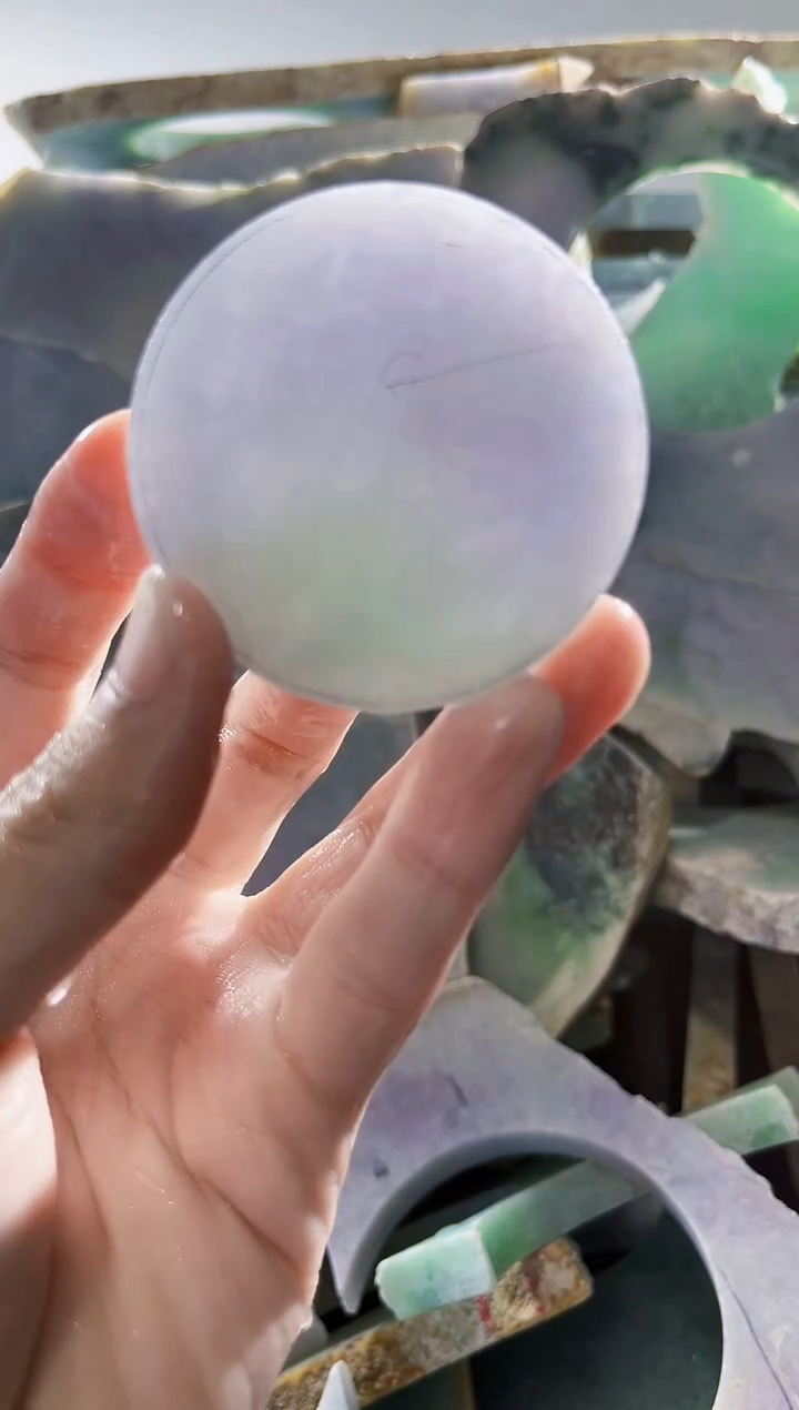 裸石翡翠缅甸翡翠A货文3531