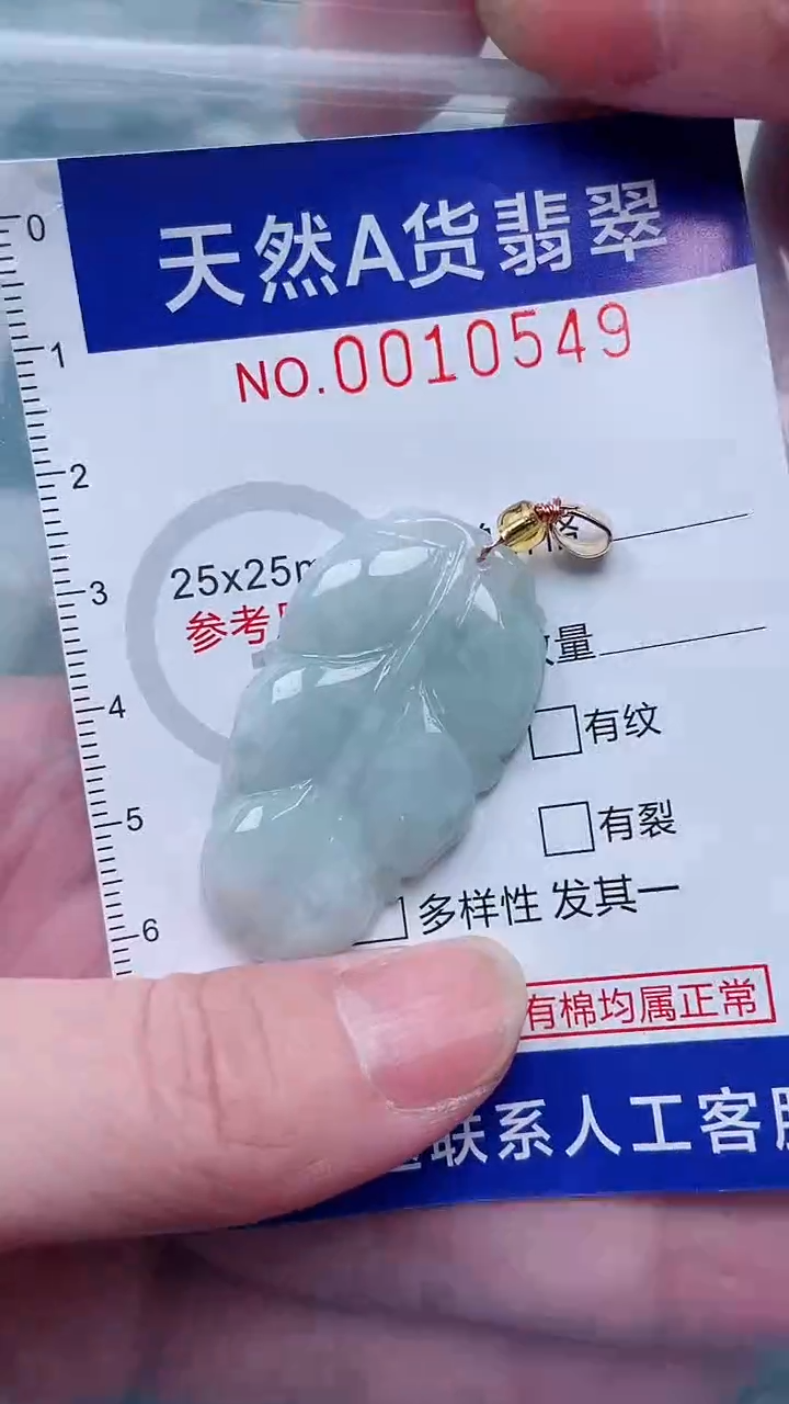 翡翠未镶嵌吊坠(不含链)1