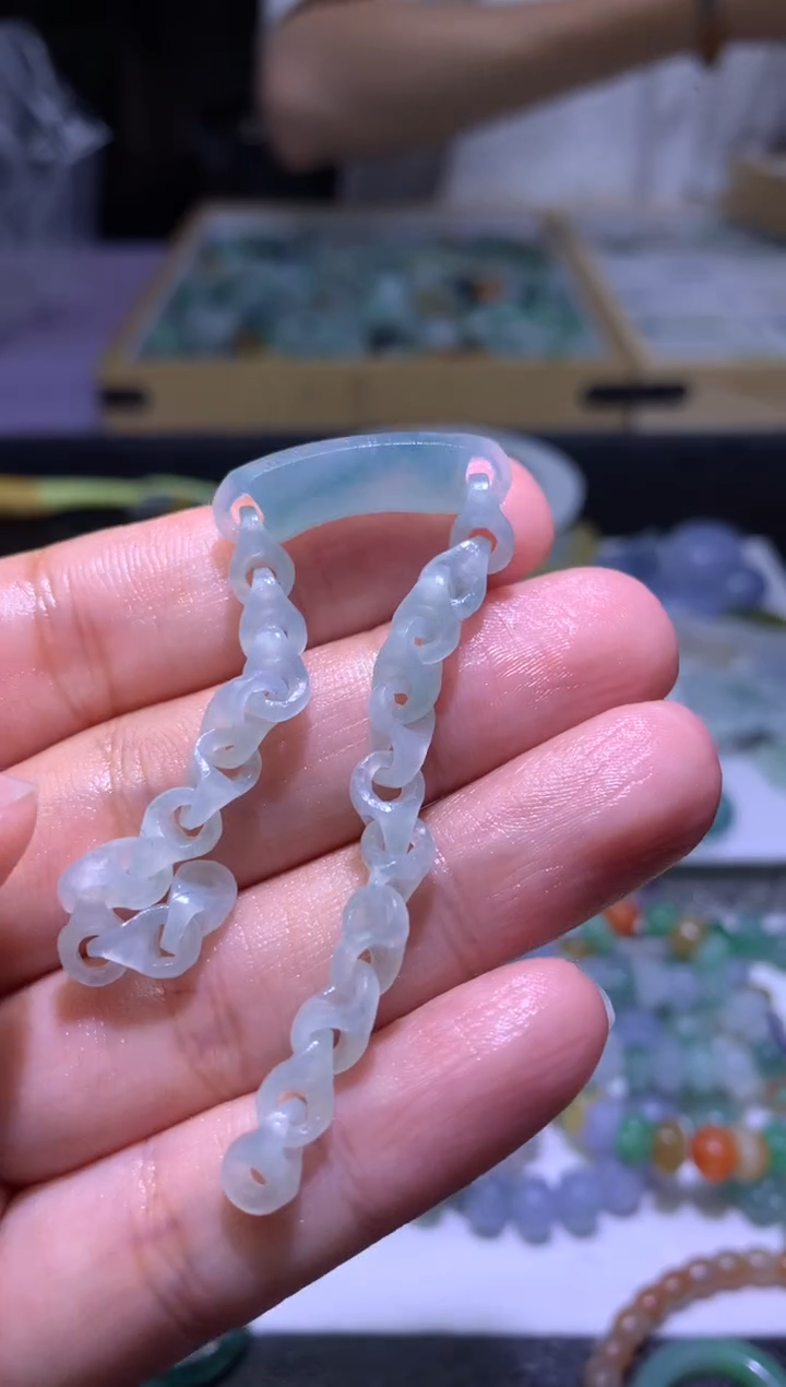定制翡翠未镶嵌毛货