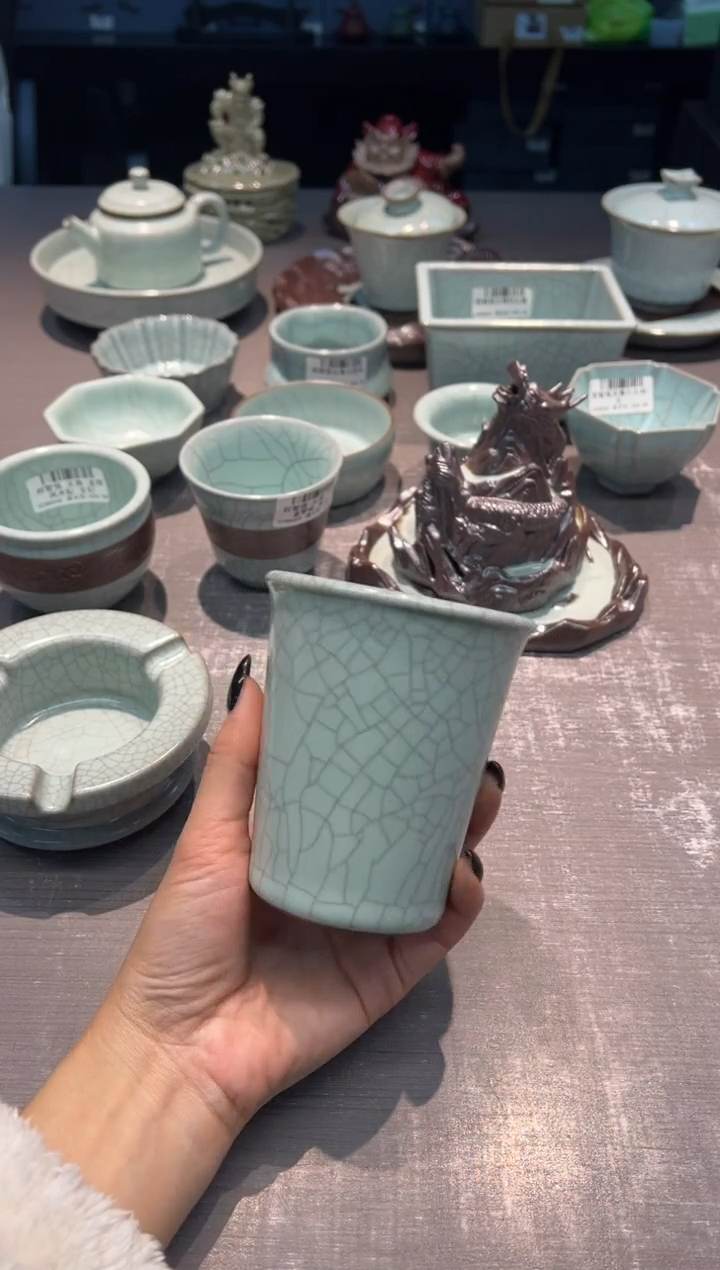 【闪购商品】程智强 天青 可乐杯