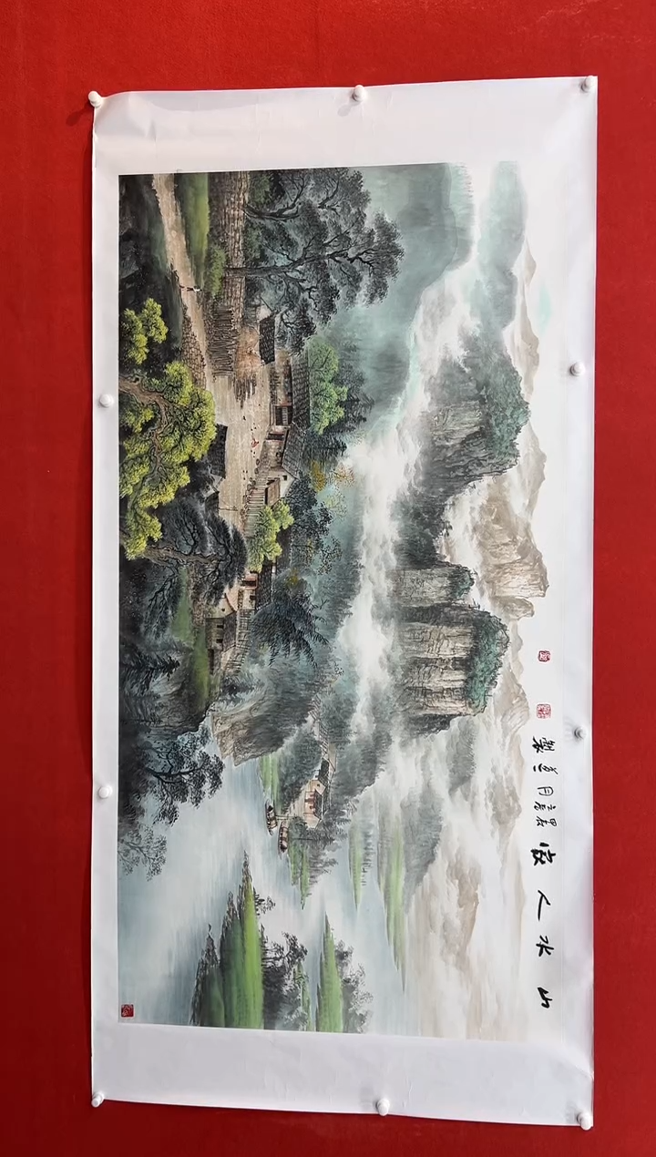 【闪购商品】国画道一老师亲笔绘画作品B145