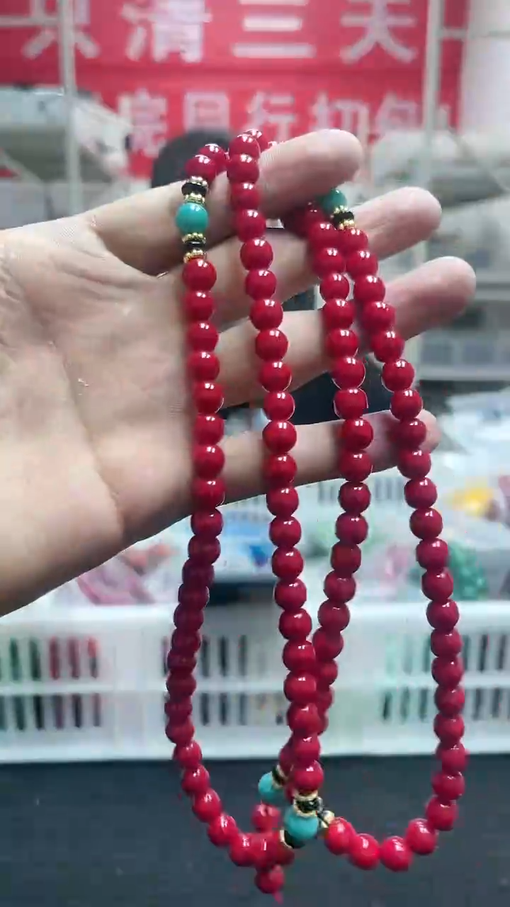 【闪购商品】硅化珊瑚毛衣链未镶嵌精美毛衣链110