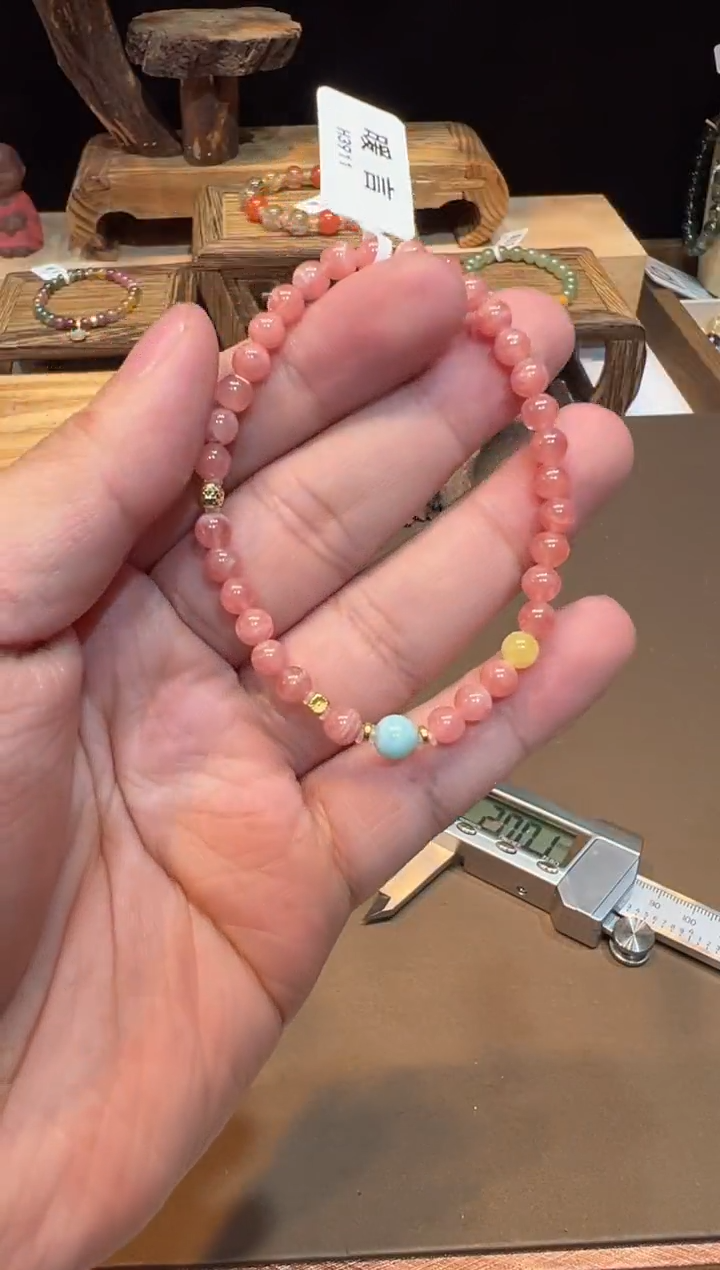 未镶嵌菱锰矿手饰手饰@@