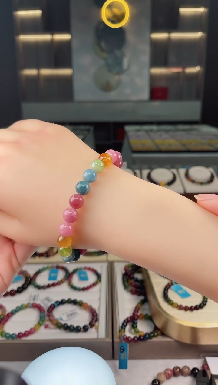 【闪购商品】碧玺单圈手串未镶嵌（多样性发一条）Y