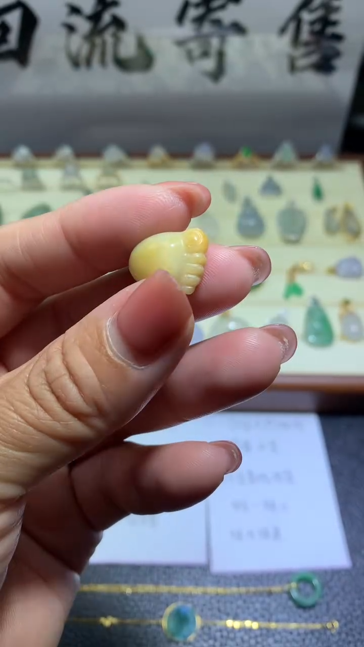 【闪购商品】翡翠颈饰未镶嵌0010天然翡翠缅甸A货