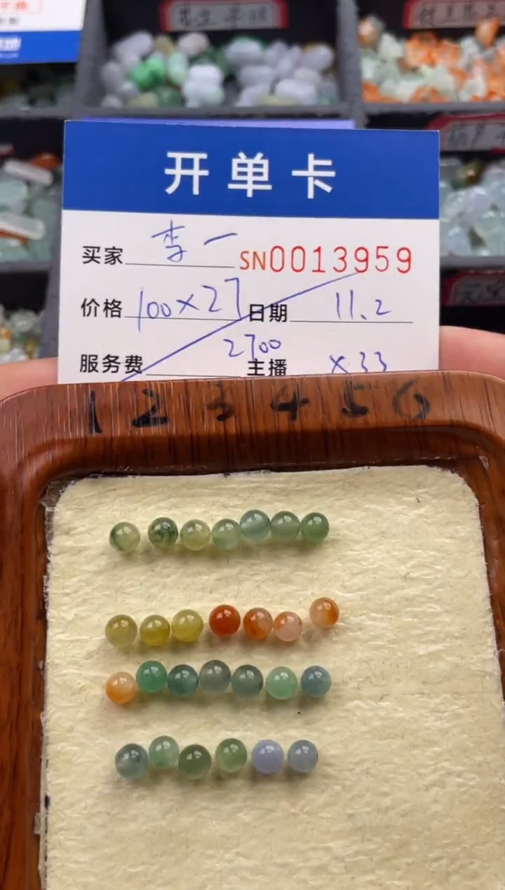 颈饰未镶嵌翡翠李****方13959