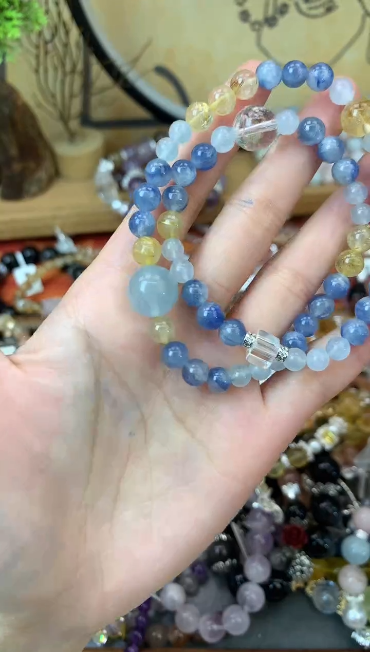 【闪购商品】蓝晶石手串未镶嵌528