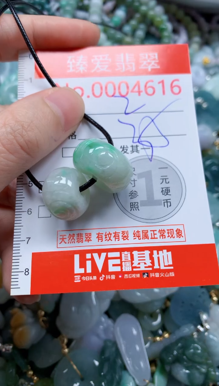 翡翠未镶嵌吊坠(不含链)4616