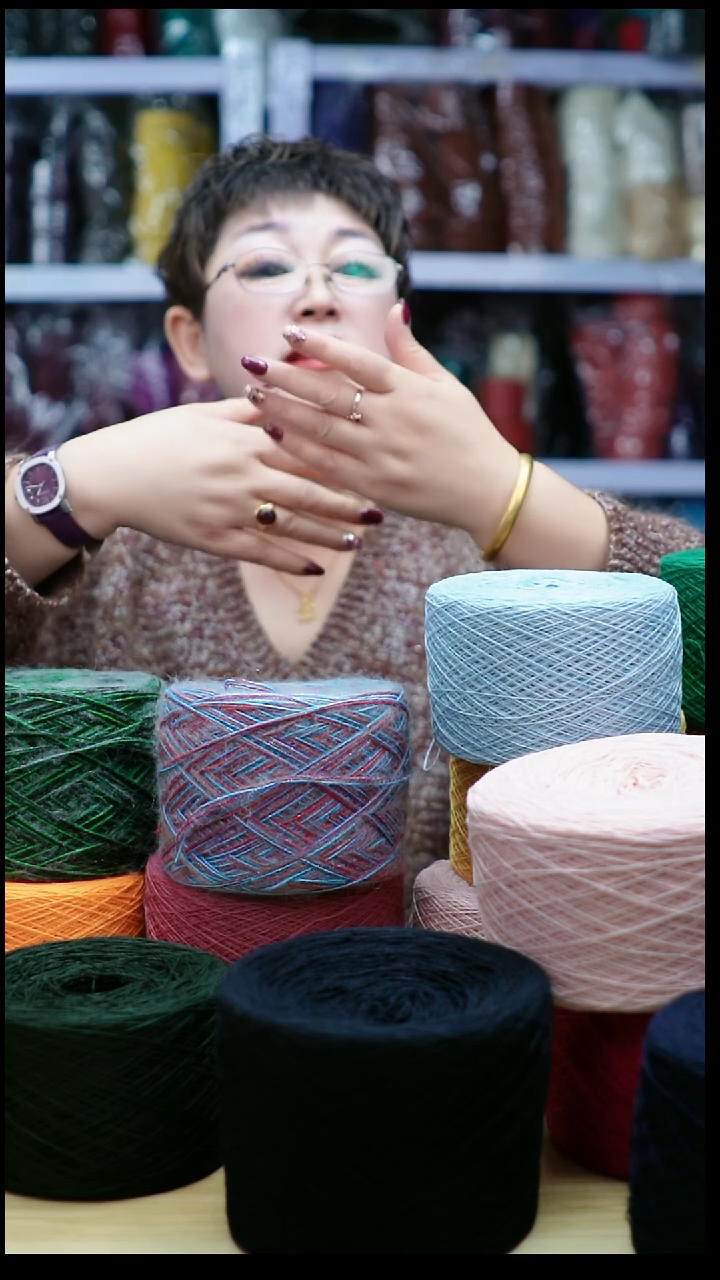 羊绒欢姐编织E116