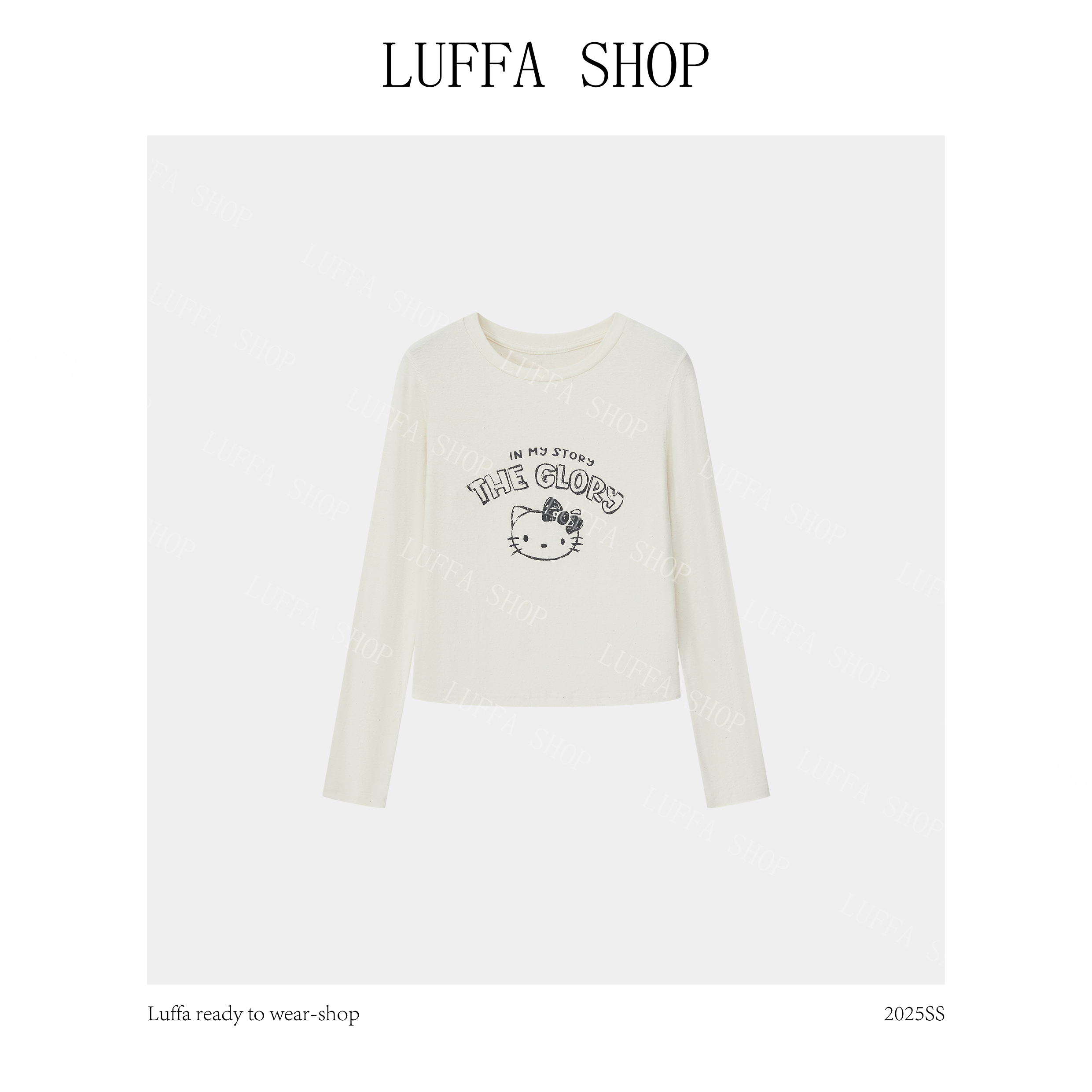 【Luffa shop】“柔白繆梦”韩系小众设计感上衣SY20250813