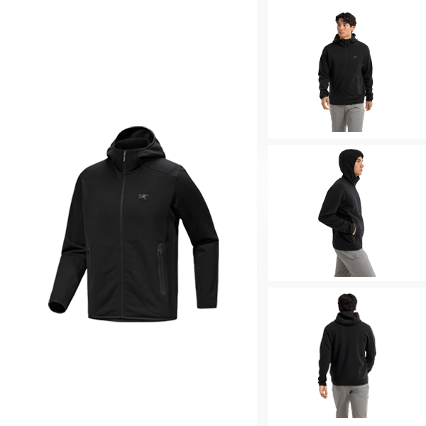 【Arcteryx|始祖鸟】Kyanite Hoody 保暖耐磨纯色休闲抓绒外套 8446