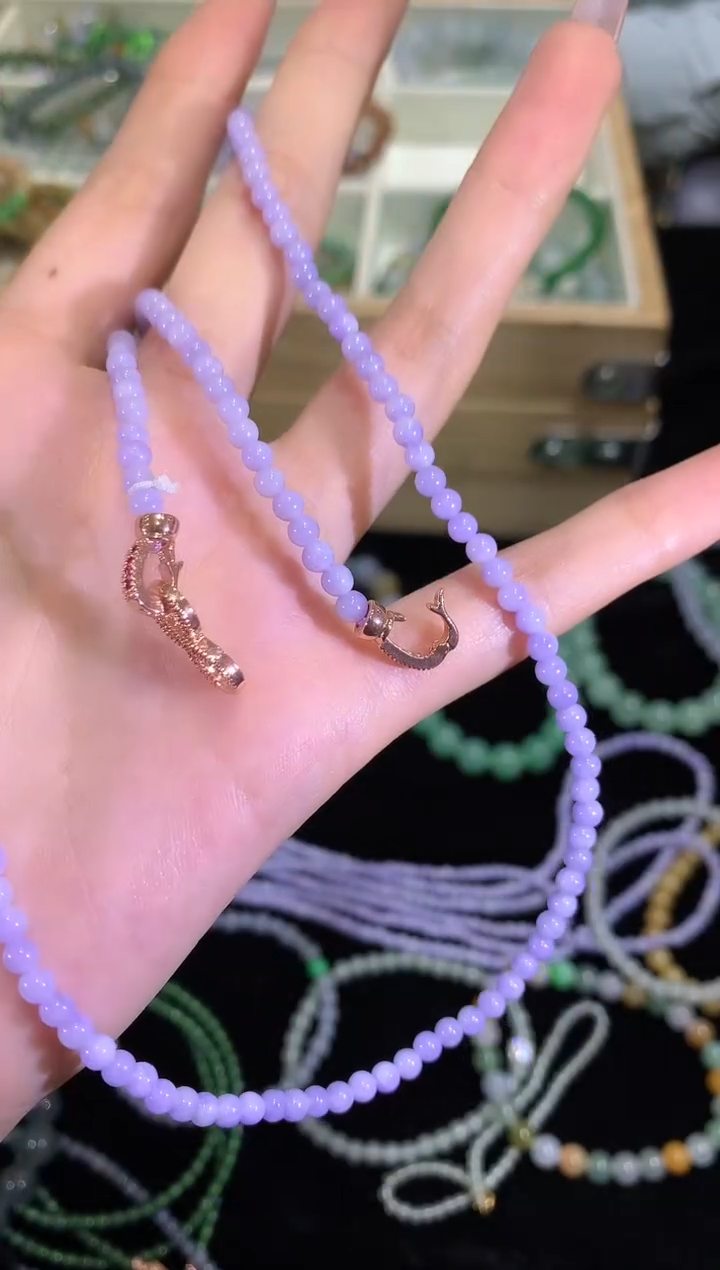 【闪购商品】翡翠颈饰未镶嵌a54 wxg 项链