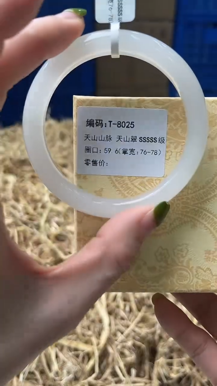未镶嵌手镯石英质玉T8025
