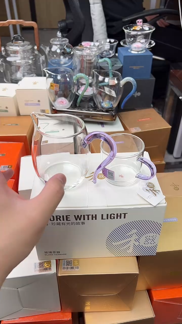 @@禾器晶彩慕然浅紫色+逸杯浅紫色1只