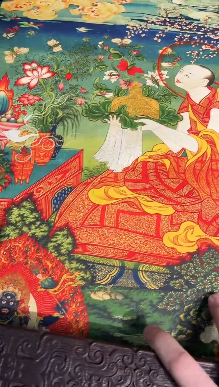 卷轴画天天的唐卡tk160