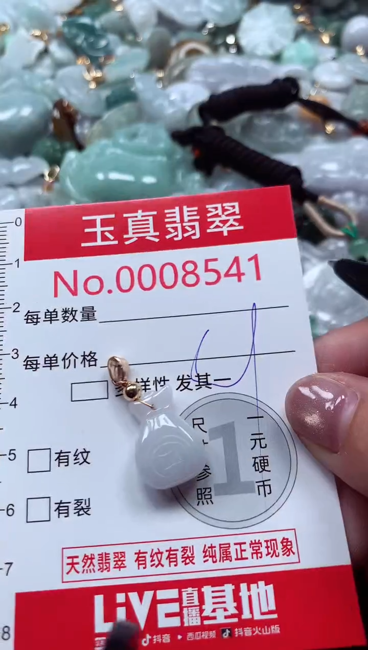吊坠(不含链)未镶嵌翡翠8541