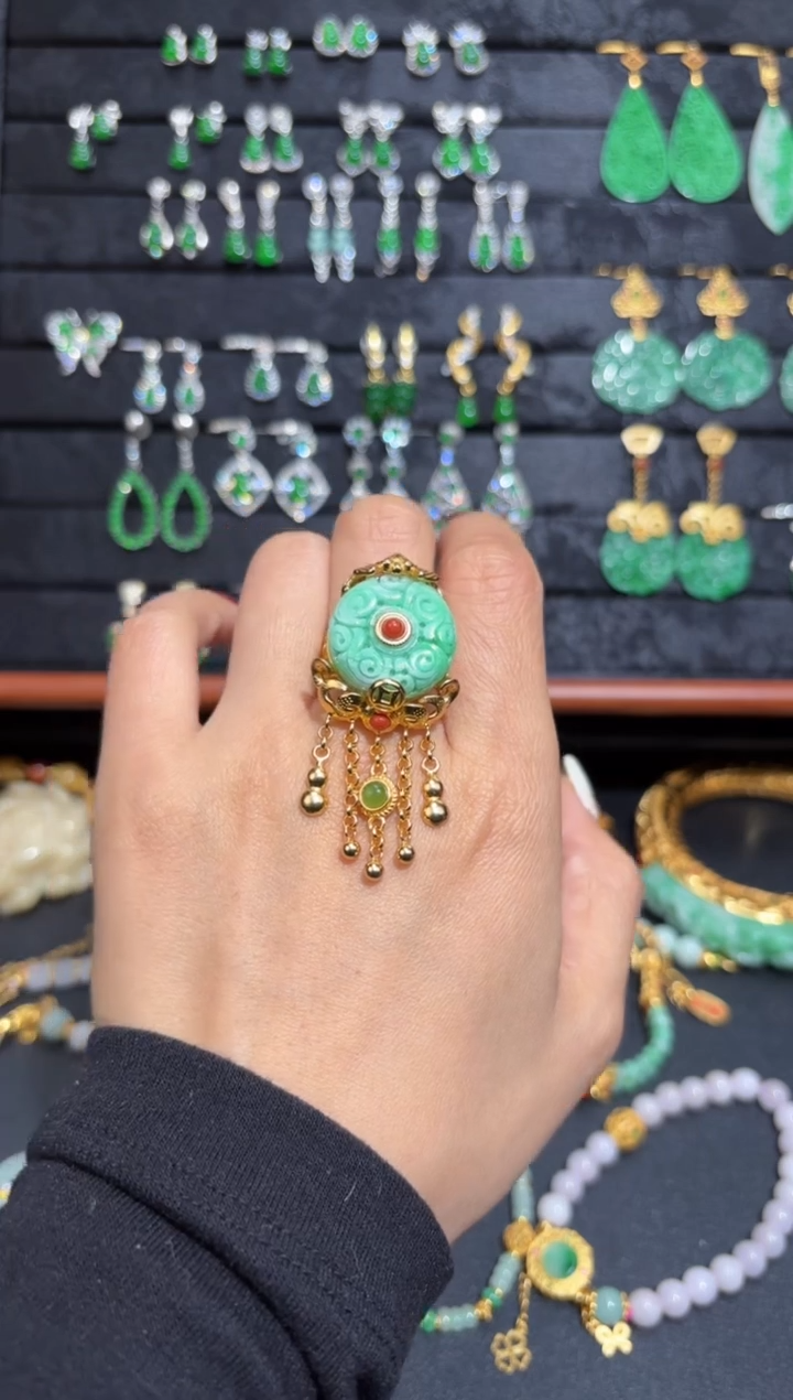 【闪购商品】翡翠颈饰银S925镶嵌缅/支持复检/一件