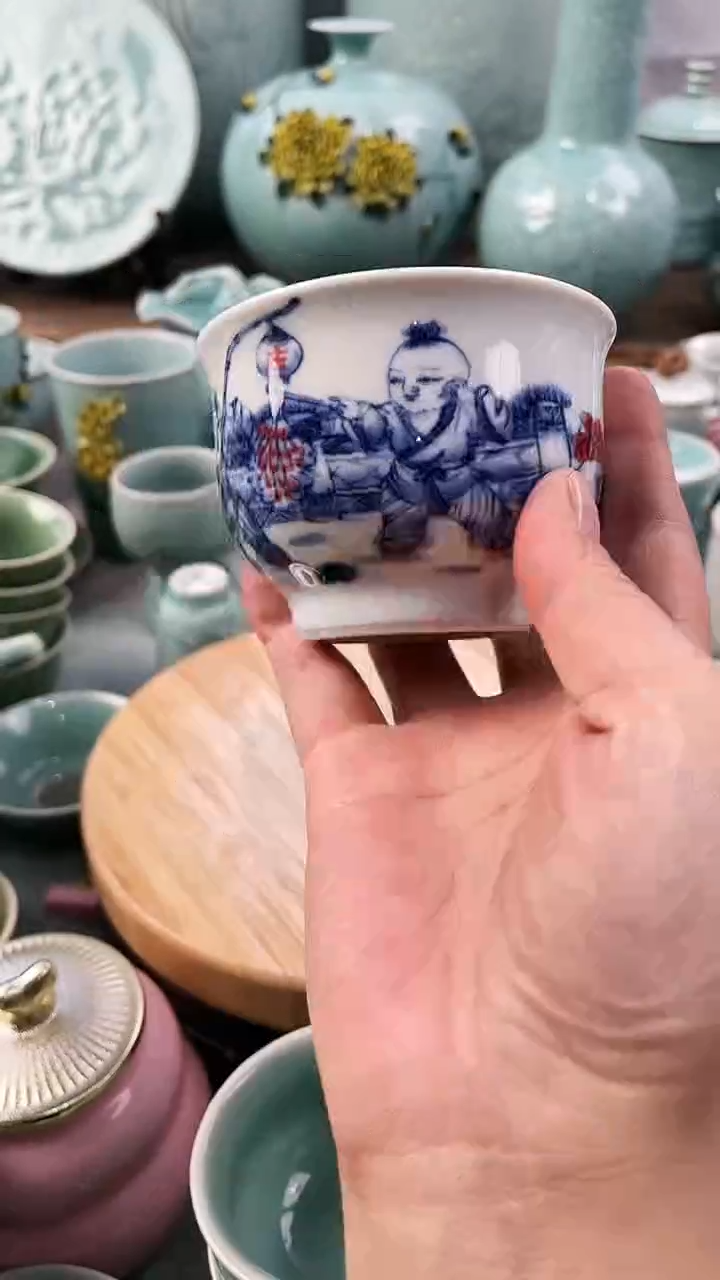 【闪购商品】特价 微瑕 慧仙青瓷