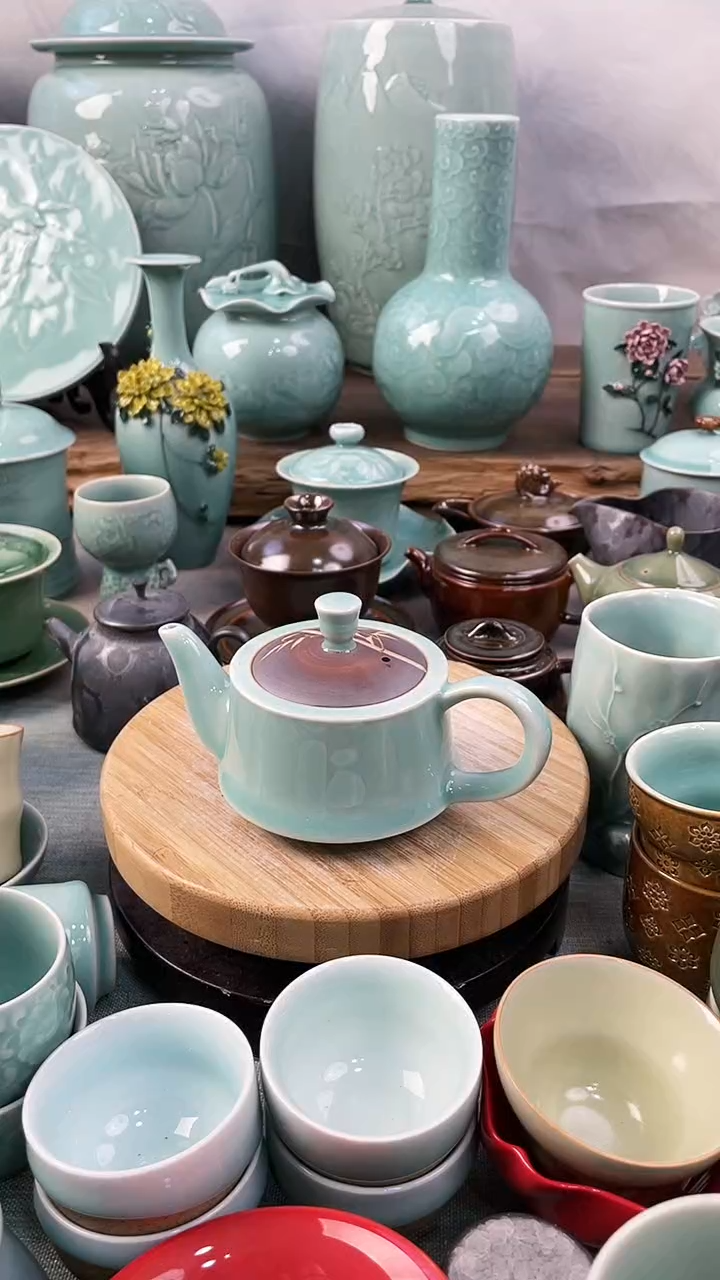 【闪购商品】特价 微瑕 慧仙青瓷