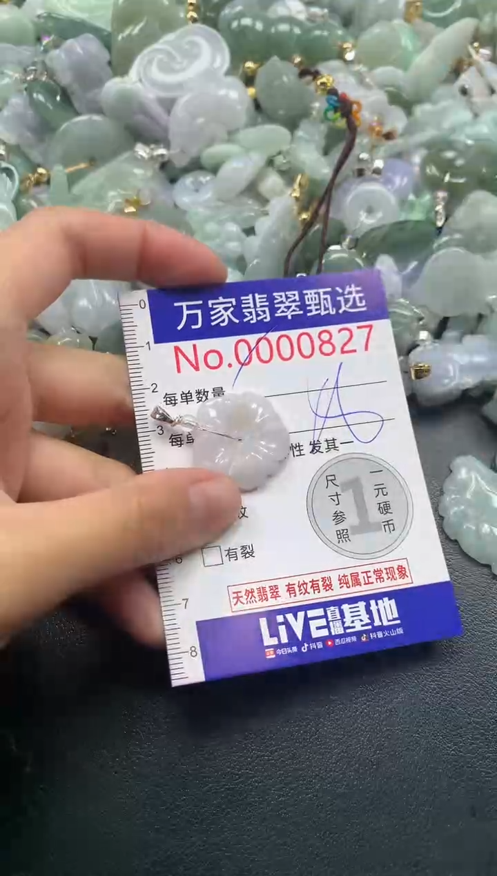 吊坠(不含链)未镶嵌翡翠0827