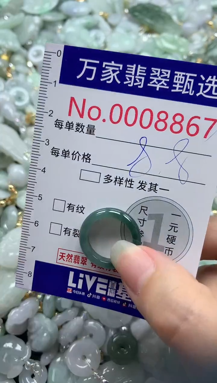 吊坠(不含链)未镶嵌翡翠8867