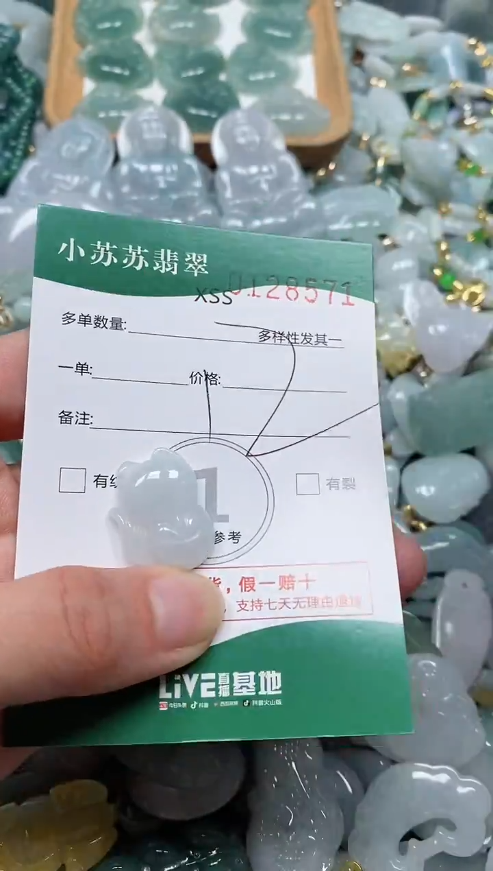 【闪购商品】翡翠颈饰未镶嵌闪购商品0128571