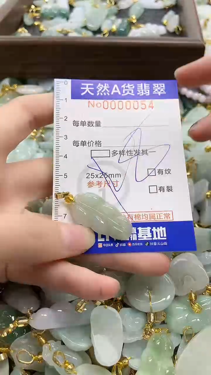 颈饰未镶嵌翡翠天然A货翡翠