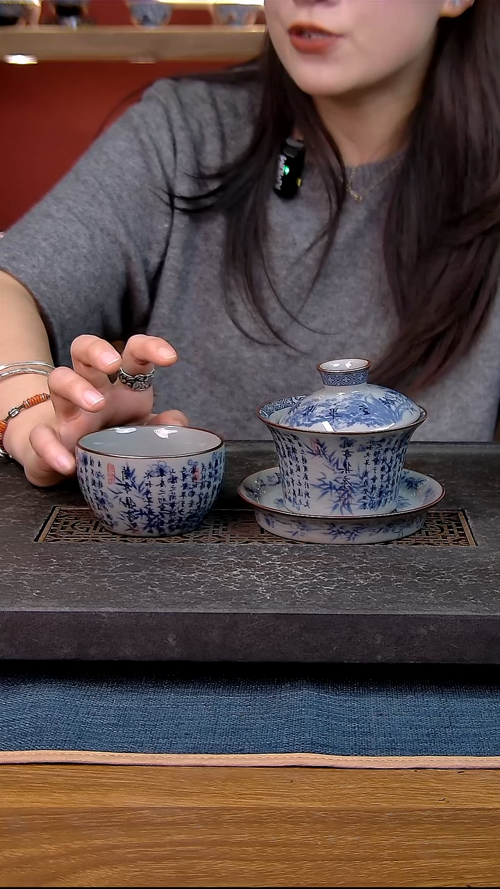 简装家用款2件套 老陶泥开片纹陶瓷茶具